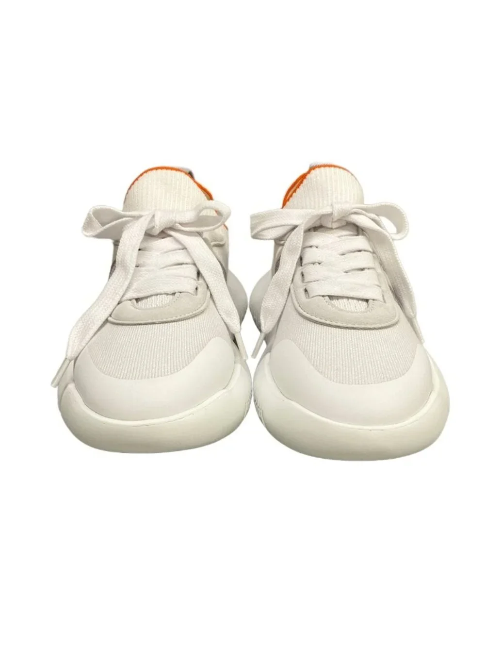 Hermes Sneakers Crew White Light Gray Multi